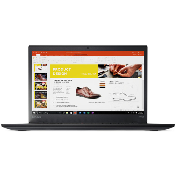 Lenovo ThinkPad T470s Core™ i5-6300U 12GB 256GB SSD 14″ FHD(1920 x 1080) Win 11Pro Black – תיק מתנה-מוחדש- שנה אחריות